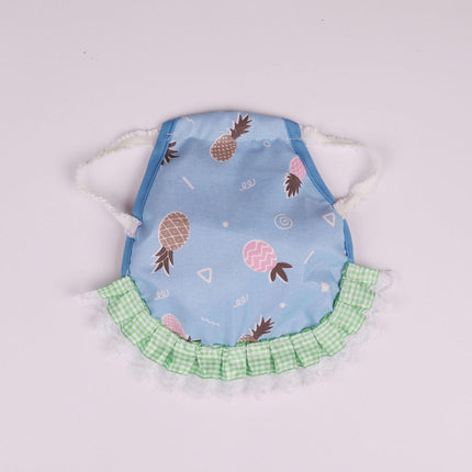 Blue Pineapple 4 Pack Hen Saddle Aprons for Backyard Chickens - Feather Protector for Poultry - Back Protection from Roosters - 22x23cm.
