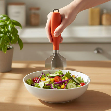 304 Stainless Steel Meat Chopper and Ground Beef Masher - 19cm Heat Resistant Kitchen Tool for Aussie Home Cooking and Meal Prep.