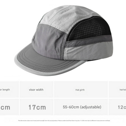 Dark Blue UPF 50+ Quick-Dry Outdoor Sun Hat with Breathable Mesh - Lightweight Adjustable Cap for Hiking, Camping and Fishing in the Australian Sun.