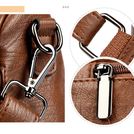White Women's Anti-Theft Backpack Purse Soft Faux Leather Convertible Rucksack Shoulder Bag Large Capacity 31cm for Travel Work Daily Use.