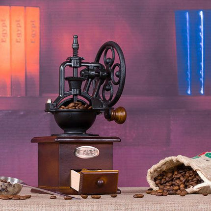 Manual Coffee Bean Grinder(brown).