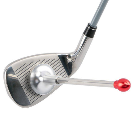 Red Adjustable Magnetic Golf Club Face Alignment and Swing Trainer.
