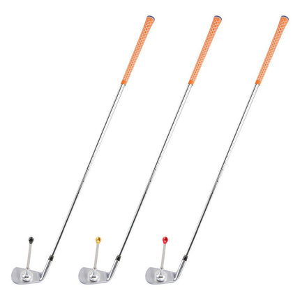 Red Adjustable Magnetic Golf Club Face Alignment and Swing Trainer.
