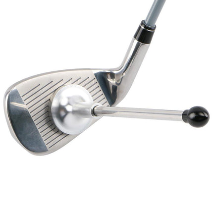 Black Adjustable Magnetic Golf Club Face Alignment and Swing Trainer.