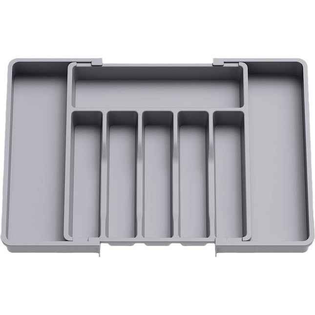 Grey Adjustable Cutlery Tray (33-57cm).