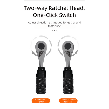 Compact Bicycle Ratchet Tool Kit With Tire Patch.