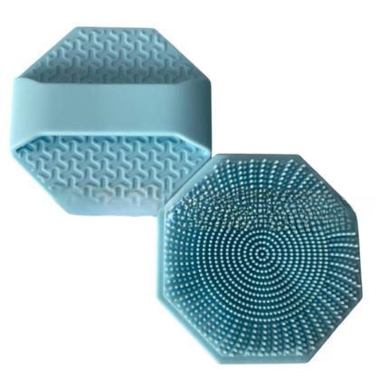 4-Pack Silicone Face Scrubber & Gentle Exfoliator – Antimicrobial Facial Cleansing, Multi-Color Brush Set.