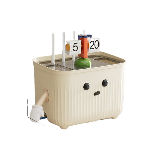 Power cord router storage box + 2 hands + eyes (large size).