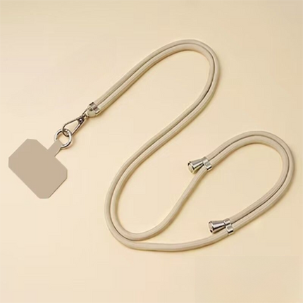 3-Pack Adjustable Khaki Crossbody Phone Lanyards – Dual Wear Modes, Two-Ways of Hanging,Ultra-Slim 0.6mm Patch.
