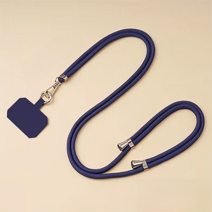3-Pack Adjustable Blue Crossbody Phone Lanyards – Dual Wear Modes, Two-Ways of Hanging,Ultra-Slim 0.6mm Patch.