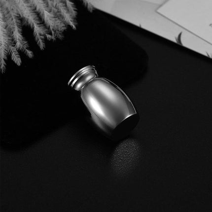 6-Pack 25x16mm Tree of Life Engraved Mini Keepsake Urn – Steel Memorial Holder for Pets.