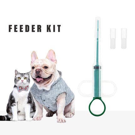 5-Pack 160mm Red Pet Pill Shooter – Soft Silicone Tip Feeder for Cats Dogs.