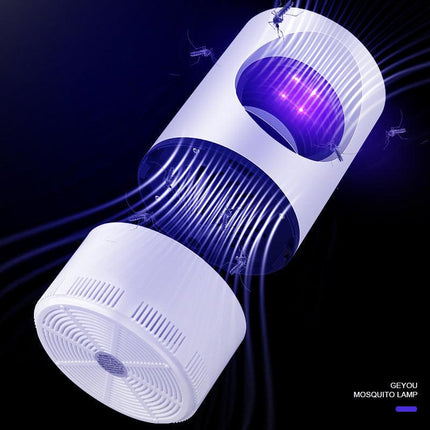 2-Pack Silent UV LED Mosquito Killer Lamp - Indoor Physical Insect Trap & Fly Catcher with USB Power for Home.