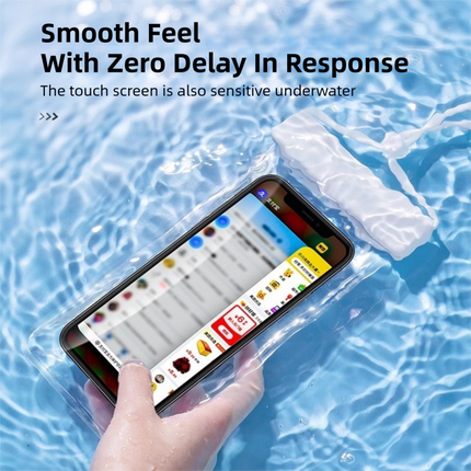 3-PCS Purple IPX8 Waterproof Phone Pouch(19×11 CM) - Universal Touch Screen & Underwater Photo Case for Swimming, Snorkeling, and Beach.
