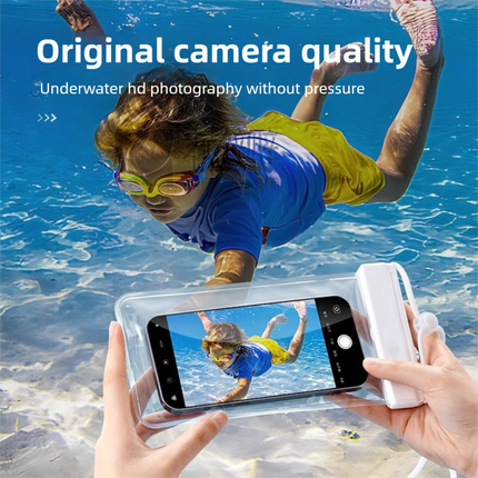 3-PCS Yellow IPX8 Waterproof Phone Pouch(19×11 CM) - Universal Touch Screen & Underwater Photo Case for Swimming, Snorkeling, and Beach.