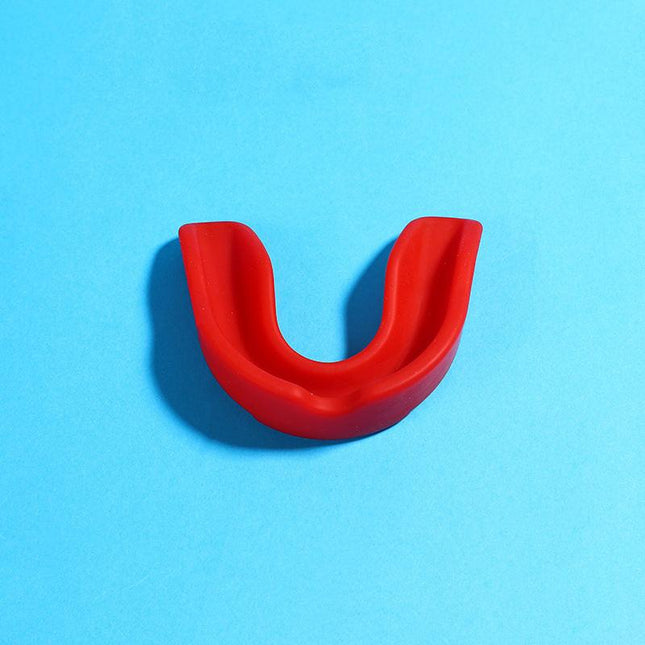 4-Pack Red Food Grade Silicone Sports Mouthguard(6x5x1.7CM) With Vented PP Case- Instant Fit Mouth Guardfor High Shock Protection.