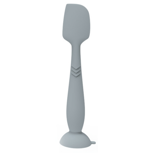 4-Pack Grey Large Silicone Ointment Applicator Spatulas(16.5 CM x 3.8 CM) - Cream Spreader with Suction Base, Hygienic & Precise.