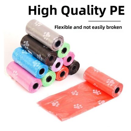 150-Count Biodegradable Dog Poop Bags with Bone Dispenser - Extra Thick Leak-Proof Pet Supplies.