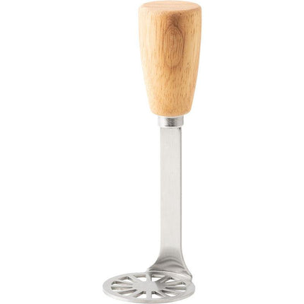 2-Pack Standable Stainless Steel Potato Masher - Heavy-Duty Kitchen Tool for Baby Food & Purees.