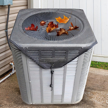 2-Pack Ventilated Resin Mesh Outdoor Air Conditioner Cover(81x81cm / 32x32inch) - Anti-Sun Heat Reduction AC Unit Net for Exterior Use.