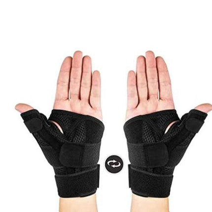 One Pair Adult Breathable Thumb Spica Splint Wrist Brace(Left & Right Hand) - Support and Stabilization for Sports Injuries, Training, and Recovery.