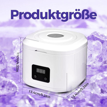 Muti-Functional Portable UV-C Ultrasonic Cleaner (49KHz) - 3 Time Modes for Deep cleaning and Sterilization, 340ml Stainless Steel Tank.