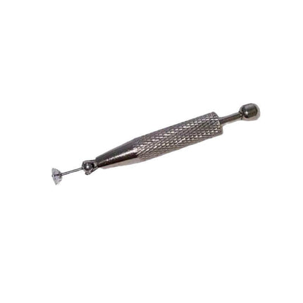Stainless Steel Earring Wearer Helper - 4-Prong Grabber Tool , Ear Stud Threaded Ball Fixed Aid (6CM).