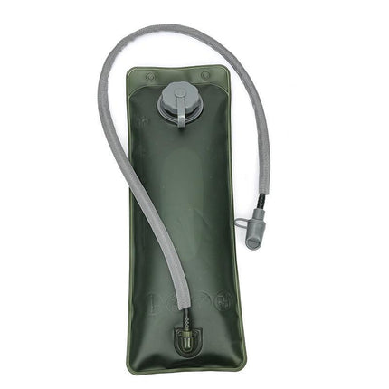 Outdoor Grey 3L Hydration Bladder for Running & Cycling - Eco-Friendly PEVA Material Water Reservoir Pack Insert with Bite Valve & 93CM Water Pipe.