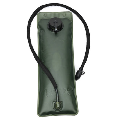 Outdoor Black 2.5L Hydration Bladder for Running & Cycling - Eco-Friendly PEVA Material Water Reservoir Pack Insert with Bite Valve & 93CM Water Pipe.