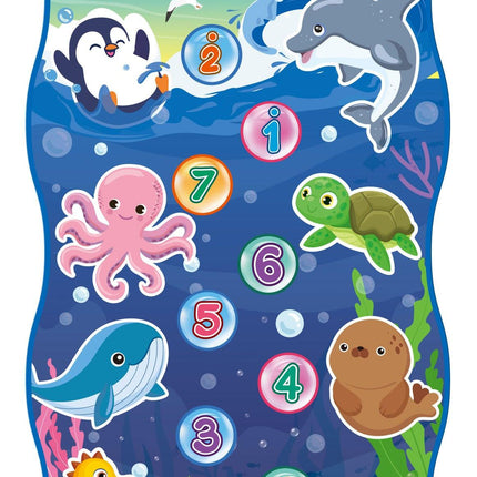 2-Pack Kids Multifunctional Electronic Dance Mat - Undersea World & Space Theme Play Mat with Sound Recognition for Early Education and Physical Exercise.