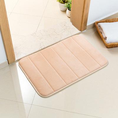Khaki Ultra-Absorbent Non-Slip Thickened Bath Mat(1.8x40x120CM) - Luxurious Durable Soft Floor Rug with Rubber Backing, Hand & Machine Washable Doormat for Bathroom & Entry.