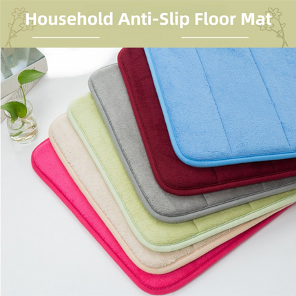 Khaki Ultra-Absorbent Non-Slip Thickened Bath Mat(1.8x40x120CM) - Luxurious Durable Soft Floor Rug with Rubber Backing, Hand & Machine Washable Doormat for Bathroom & Entry.