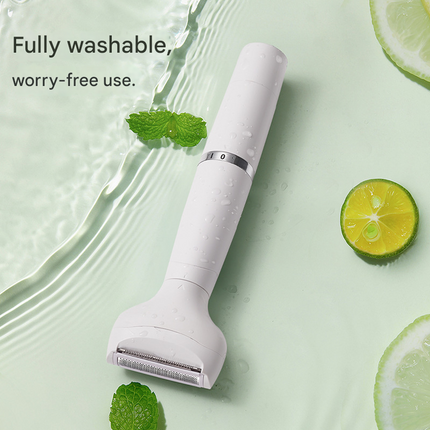 Black 7-in-1 Multifunctional Electric Shaver for Women - USB Rechargeable Painless Hair Removal Epilator with Washable Heads for Face, Body & Eyebrows.