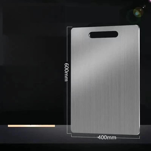 Dual-Sided Stainless Steel Chopping Board - Hygienic & Durable Kitchen Cutting Board for Meat, Veggies & More(40*60cm).