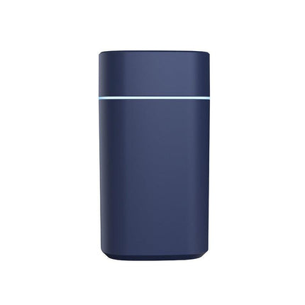 Blue 2-in-1 Ultrasonic Air Humidifier with 7-Color LED Night Light - Quiet Desktop Mini Humidifier for Home, Office, Bedroom.