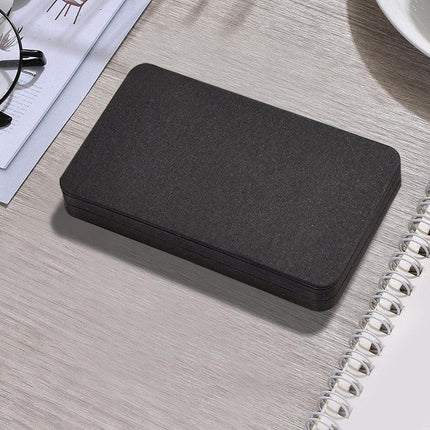 Black 4 Pack Blank Cardstock DIY Flashcards Message Notes 90mm x 55mm Business Card Size for Study and Crafts 200 Pieces.