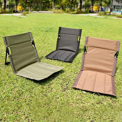 Brown Portable Folding Beach Lounger Chair with 600D Oxford Fabric and Aluminum Frame – Lightweight Outdoor Garden Camping Chair in Australia.