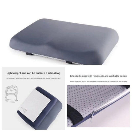 Azurite Ergonomic Memory Foam Student Seat Cushion – 34×24×5cm, Breathable & Anti-Slip Design for Long-Term Sitting Comfort in Classrooms | Ideal for Primary and Secondary School Students.