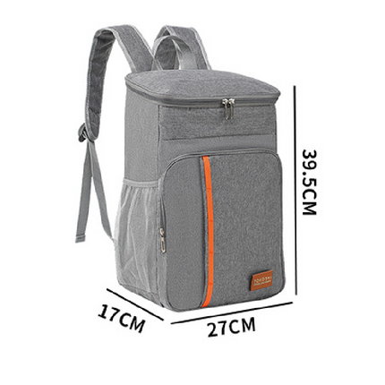 Navy blue Large Capacity Insulated Cooler Backpack 20.5L Leakproof Thermal Lunch Bag Waterproof Soft Sided Cooling Rucksack for Camping Picnic Beach & Work.