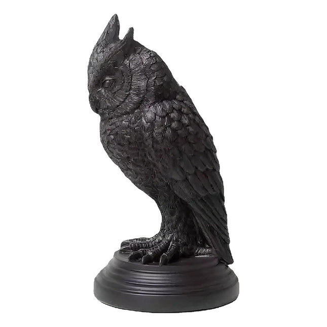 2-PCS Resin Gothic Owl Candlestick Holder Halloween Home Decor Vintage Animal Statue Candle Stand for Table Centerpiece and Party.