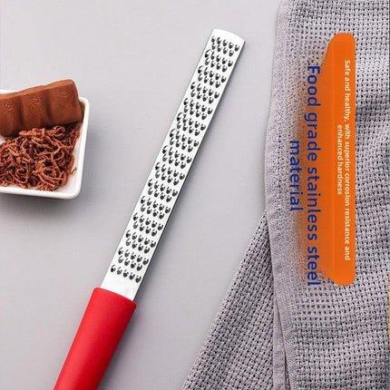 3-PCS Black Stainless Steel Lemon Zester and Cheese Grater 32cm Long Multi-functional Kitchen Grater for Citrus Ginger and Chocolate Australian Home Cooking.