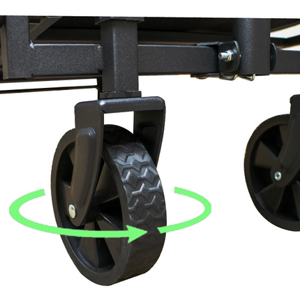 Mini Foldable Outdoor Camping & Utility Wagon with 5-Inch Wheels.