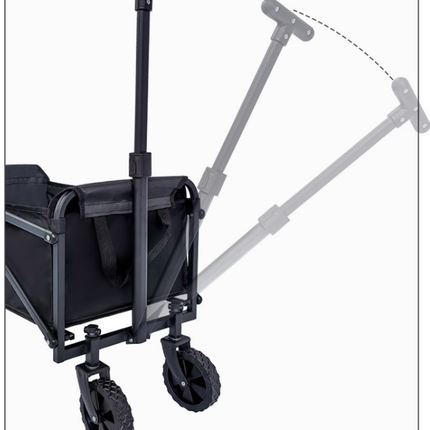 Mini Foldable Outdoor Camping & Utility Wagon with 5-Inch Wheels.