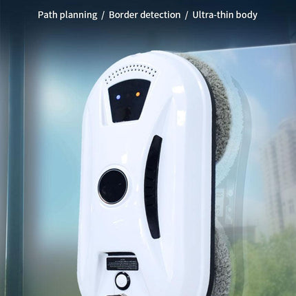 Smart Robot Window Cleaner - Automatic Glass Cleaning Washer with Remote Control - 2800Pa Suction & UPS Safety System - Includes 10 Microfibre Pads.