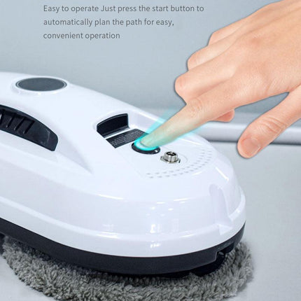 Smart Robot Window Cleaner - Automatic Glass Cleaning Washer with Remote Control - 2800Pa Suction & UPS Safety System - Includes 10 Microfibre Pads.