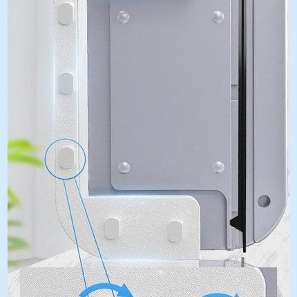 Magnetic Double Sided Window Cleaner for 18-30mm Double Glazed Glass High Rise Safety Wiper Tool White.