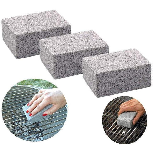 5 Pack Grill Cleaning Brick Pumice Stone BBQ Cleaner Block Heavy Duty Grease Remover for Griddle Stove and Kitchen Sink.