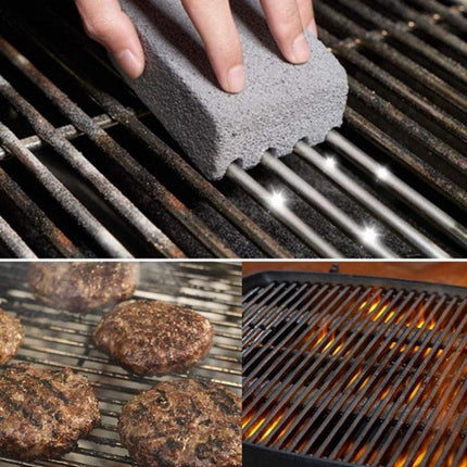 5 Pack Grill Cleaning Brick Pumice Stone BBQ Cleaner Block Heavy Duty Grease Remover for Griddle Stove and Kitchen Sink.