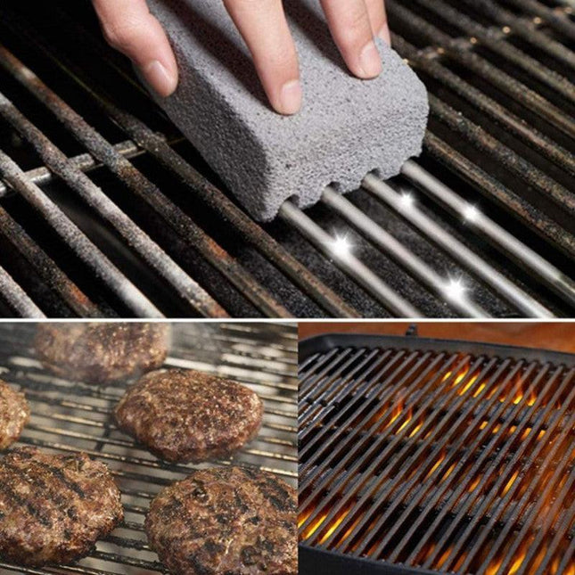 5 Pack Grill Cleaning Brick Pumice Stone BBQ Cleaner Block Heavy Duty Grease Remover for Griddle Stove and Kitchen Sink.