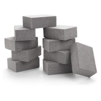 5 Pack Grill Cleaning Brick Pumice Stone BBQ Cleaner Block Heavy Duty Grease Remover for Griddle Stove and Kitchen Sink.